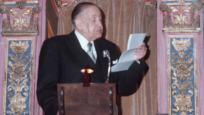Discurso de Alejo Carpentier tras recibir el Premio Cervantes (1977).