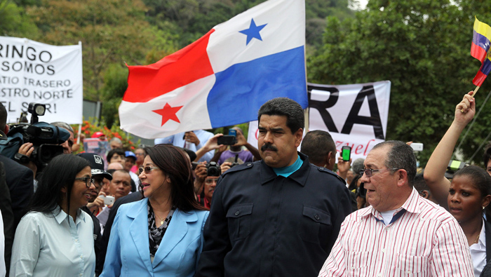 Maduro  extendió sus brazos al pueblo de Panamá.