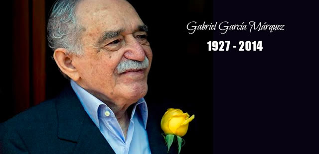 Gabriel García Márquez falleció el 17 de abril de 2014.