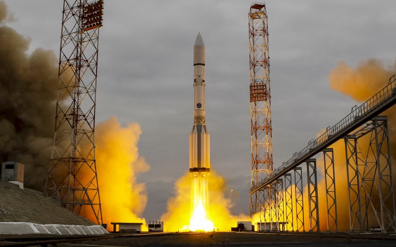 El despegue del cohete ruso Protón resultó exitoso.