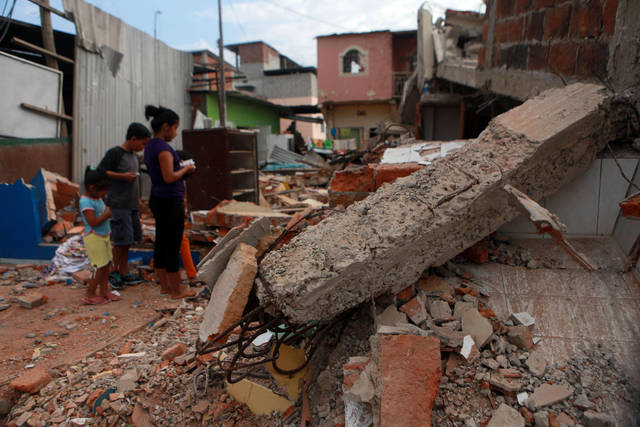Terremoto provocó severas afectaciones en Esmeraldas y Manabí.