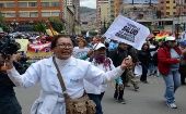 Este jueves los médicos bolivianos tomaron las calles nuevamente, pese que el gobierno accedió a suspender el decreto 205. 