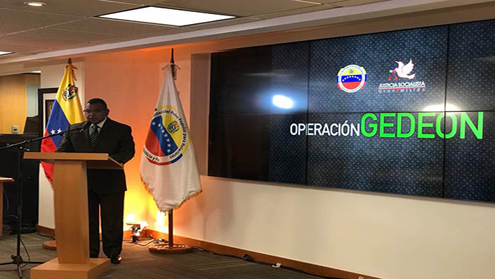 El funcionario venezolano dio detalles sobre el operativo.