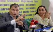 La decisión del expresidente ecuatoriano será respaldada por varios parlamentarios del partido.