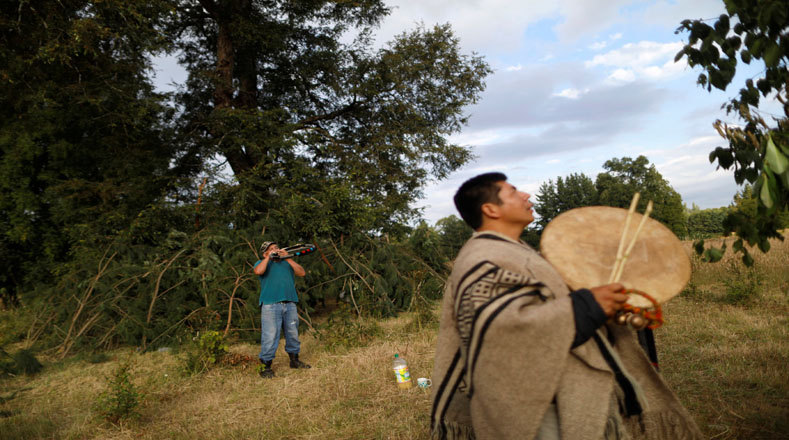 Mientras la comunidad mapuche exige justicia, el papa Francisco pisa suelo indígena y pide progreso en su misa. 