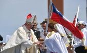 El representante de la Iglesia Católica oficializó su última misa en la visita a Chile.