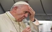 El papa Francisco reflexionó y dijo que si hay alguna razón para castigar al sacerdote chileno, él lo hará.