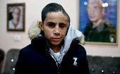 Mohammed Tamimi es el primo de Ahed que fue gravemente herido en la cabeza por soldados israelíes.