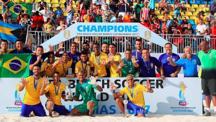 Con este torneo Brasil acumula siete trofeos de la Copa América Fútbol Playa.