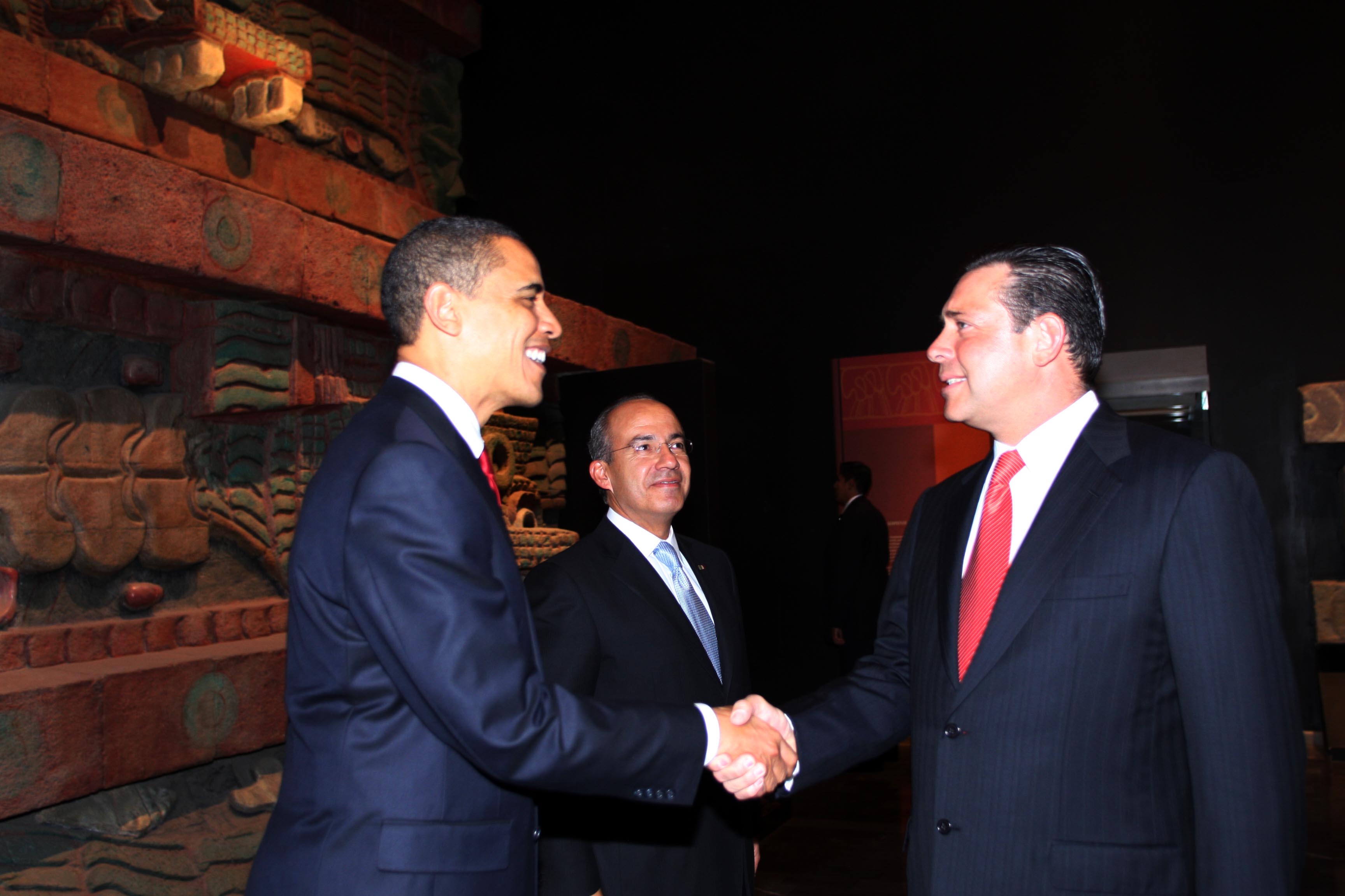 Eugenio Hernandez Flores (R), governor of the northern border state of Tamaulipas from 2005 to 2010, faces trial in a U.S. federal court.