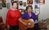Las Hermanas Mendoza Suasti interpretaron canciones folclóricas de Ecuador. 