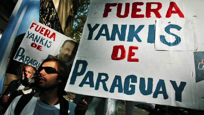 A través de los años se han registrado varias protestas en contra de la presencia de militares estadounidenses en el país latinoamericano.