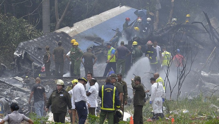 El avión se estrelló al despegar del aeropuerto José Martí.