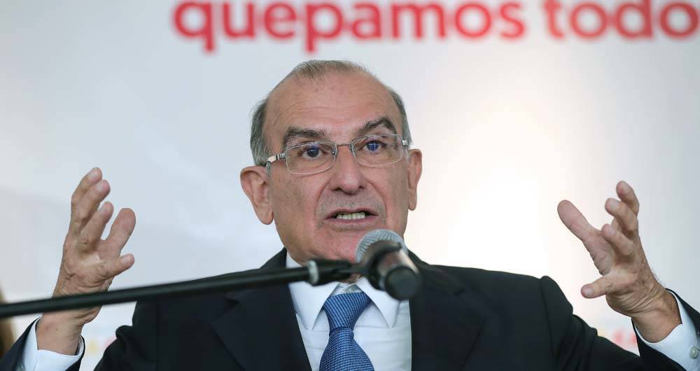 “La postura del doctor Duque frente al Acuerdo de fin del conflicto genera enormes riesgos al país”, denunció el excandidato colombiano.