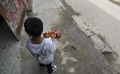 En el conurbano bonaerense la pobreza infantil llega al 54, 2 por ciento.
