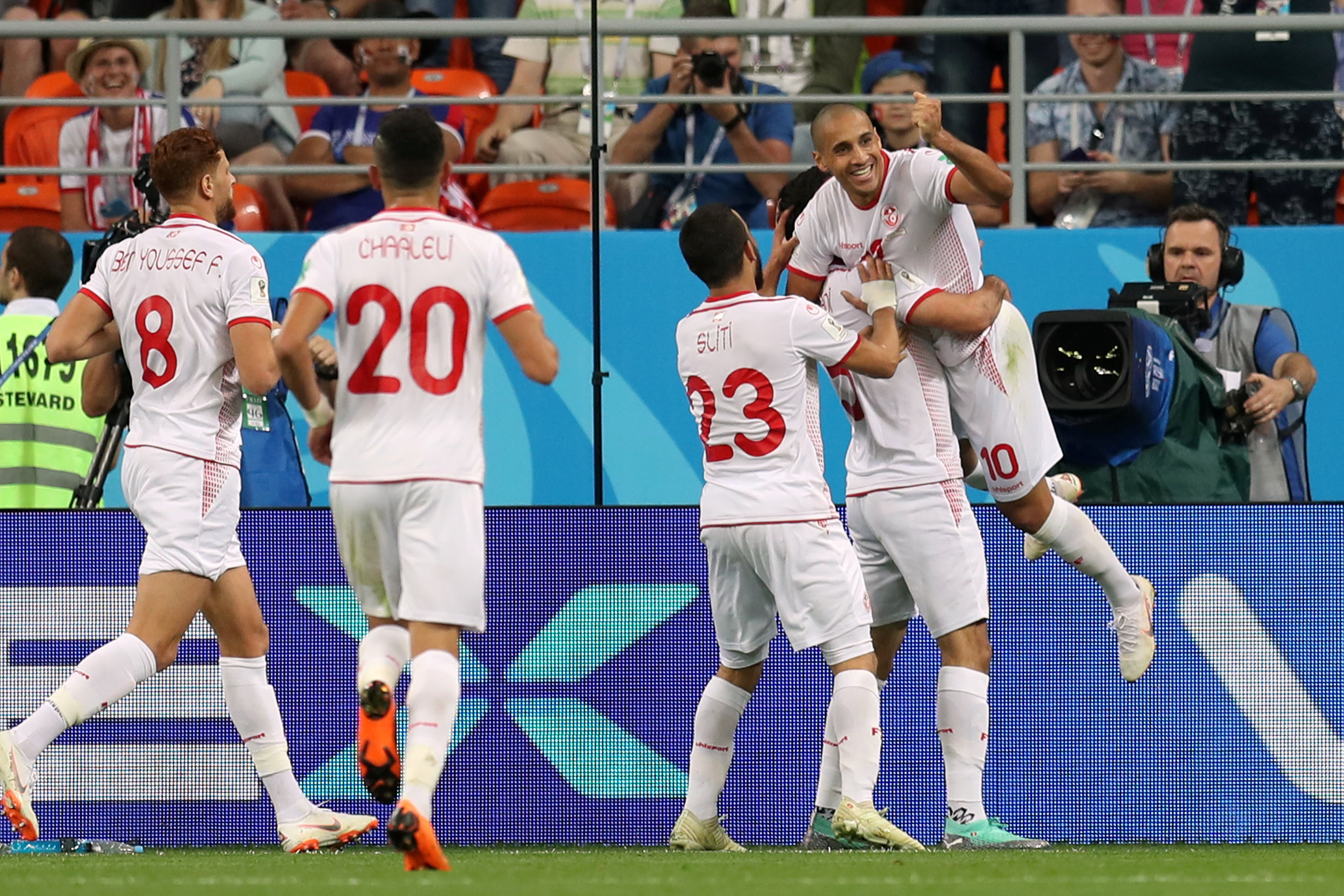 Los goles de Túnez fueron anotados por Fakhreddine Ben Youssef y Wahbi Khazri.