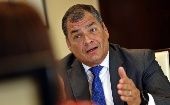 Rafael Correa se presentó ante las autoridades consulares de su país cumpliendo con las exigencias procesales.