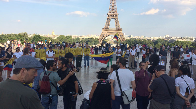 Desde París (Francia) rechazaron que entre enero de 2016 y junio de 2018, unos 311 líderes sociales y defensores de derechos humanos hayan sido asesinados, según los datos de la Defensoría del Pueblo de Colombia.