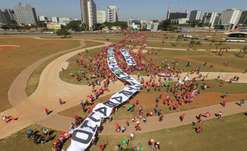 La caminata masiva será de unos 50 kilómetros y deberá culminar este miércoles 15 de agosto luego de oficializarse la candidatura de Lula. 