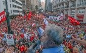 El expresidente Lula da Silva ganaría en 23 de los 27 estados de Brasil, mientras que en las cuatro regiones restantes tendría el segundo lugar. 