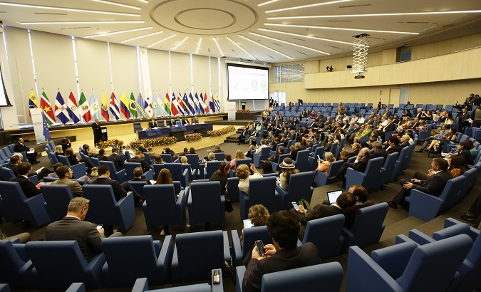 FILE PHOTO: Eurolat members meeting in Panama. Apr. 4, 2018