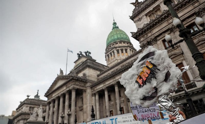 Demonstrations have erupted across the country after President Macri signed a US$50 billion standby financing deal with the International Monetary Fund (IMF).