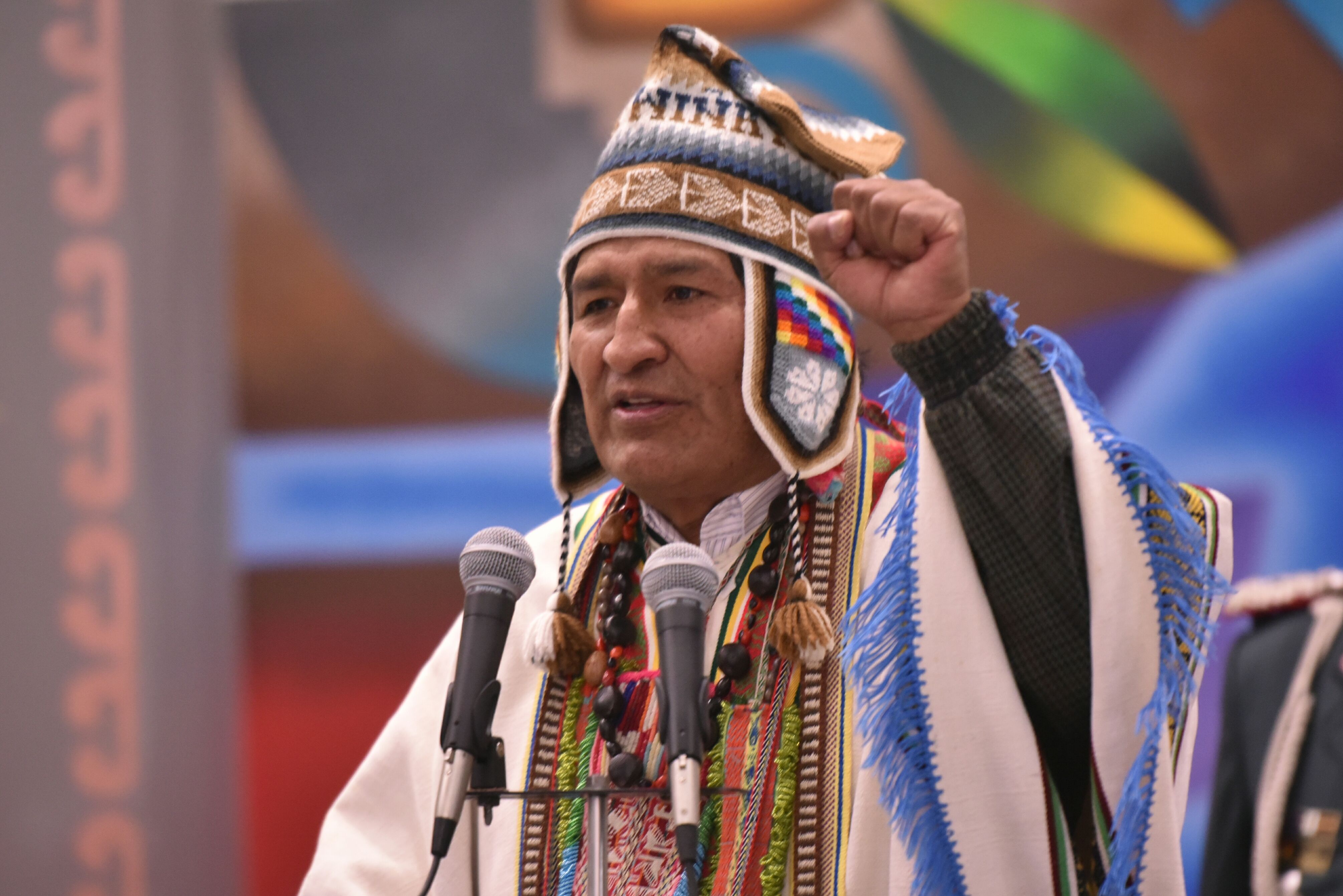 El presidente Morales destacó que siempre lucharemos contra el colonialismo y el imperialismo.