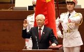 Trong es la primera persona en ejercer el cargo de secretario general del Partido Comunista y presidente de Vietnam al mismo tiempo.