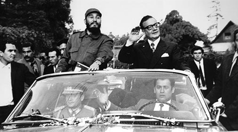 Fidel alertó a Allende sobre el inminente peligro fascista que representaba un sector de las fuerzas armadas chilenas. La historia le daría la razón. 
