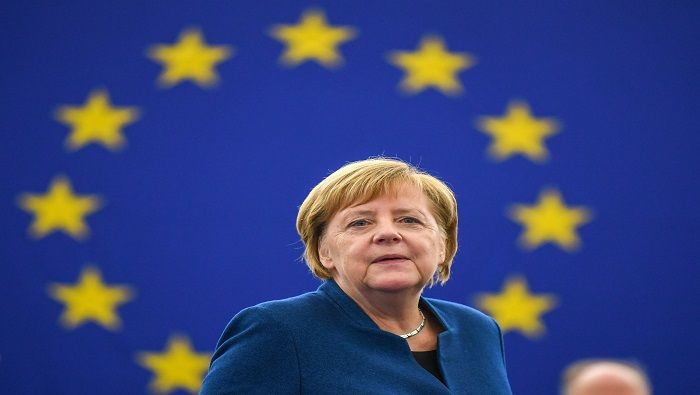 Angela Merkel manifiesta su intención de apoyar la creación de una fuerza militar que vele por la seguridad de Europa.