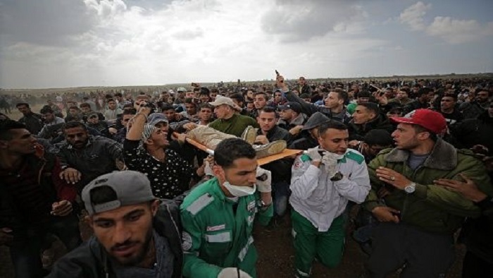 Solo en octubre más de 55 palestinos murieron en manos del Ejército israelí durante las protestas en Gaza. 