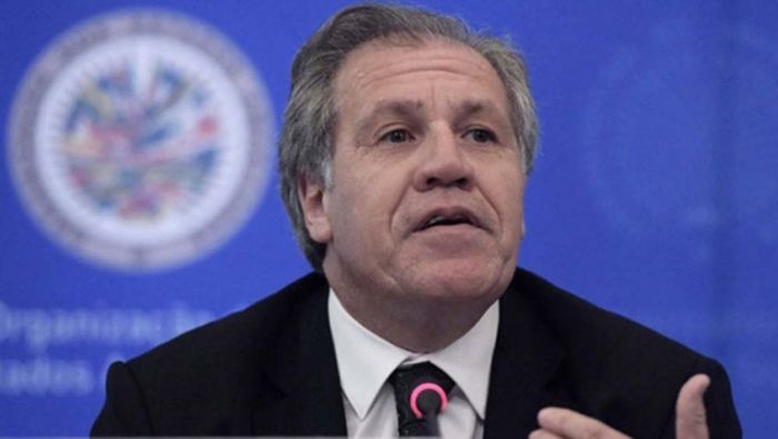 Luis Almagro fue sancionado por avalar una posible intervención militar a Venezuela.