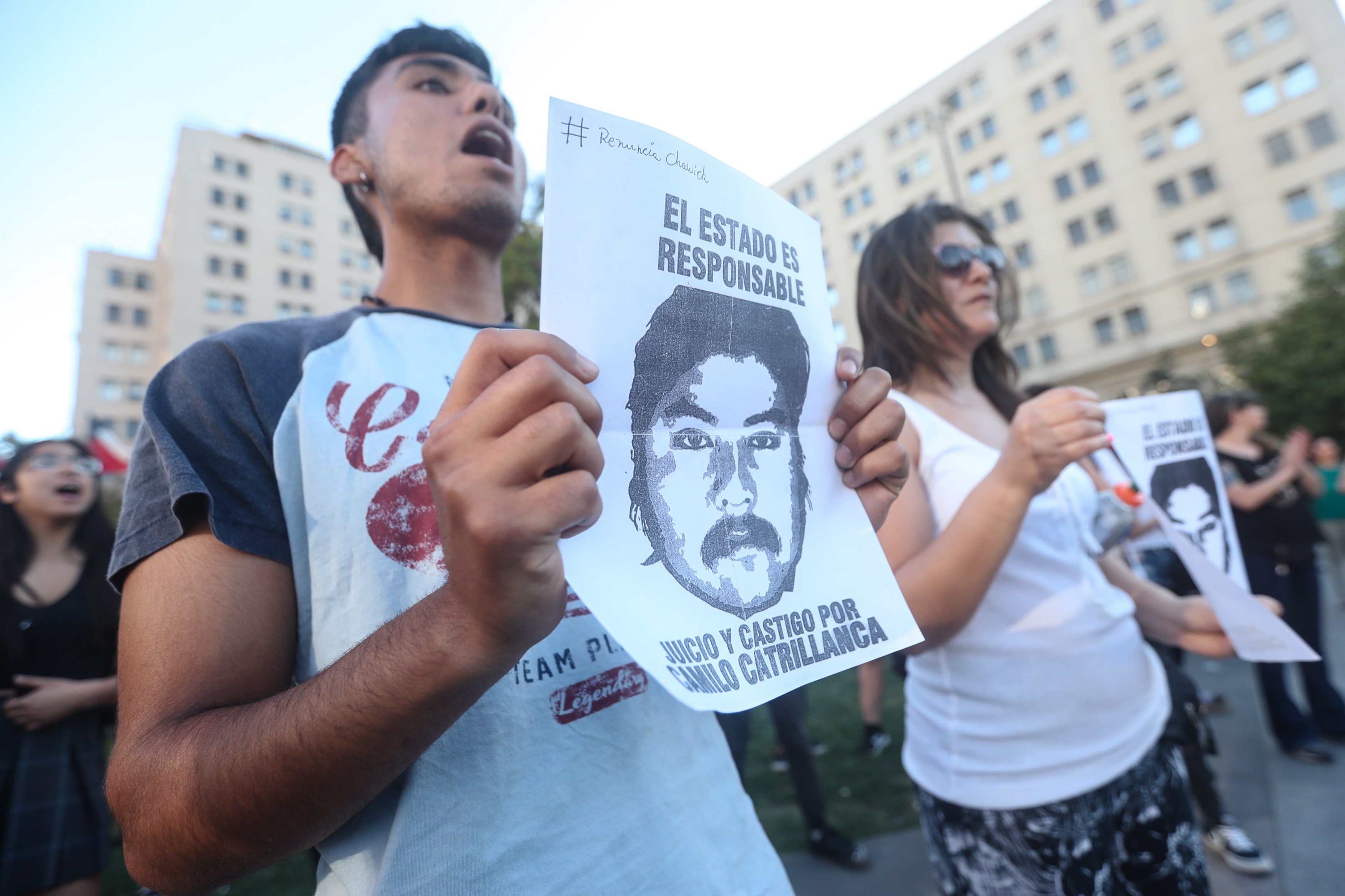 El asesinato de Camilo Catrillanca ha generado fuertes protestas para exigir justicia.