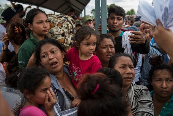 El Gobierno de Andrés Manuel López Obrador señala que brindará protección y derechos humanos a los migrantes que ingresen a su territorio.