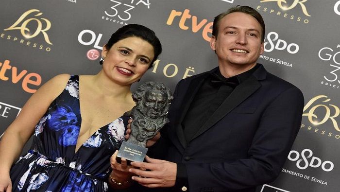 El premio fue recibido por sus productores Gabriela Rodríguez y Nicolás Celis.
