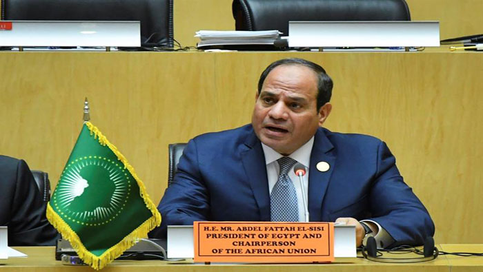 El presidente de Egipto, Abdulfatah al Sisi, destacó que el organismo continuará 
