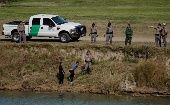 En febrero de 2017 fueron detenidos 36.751 migrantes en la frontera de México con EE.UU. 