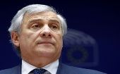 Grupos parlamentarios exigieron a Tajani que retirara sus palabras o que se retirara del cargo que lo inviste. 