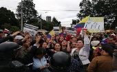Cientos de ciudadanos se concentraron para protestar contra las medidas de ajuste adoptadas en Ecuador.