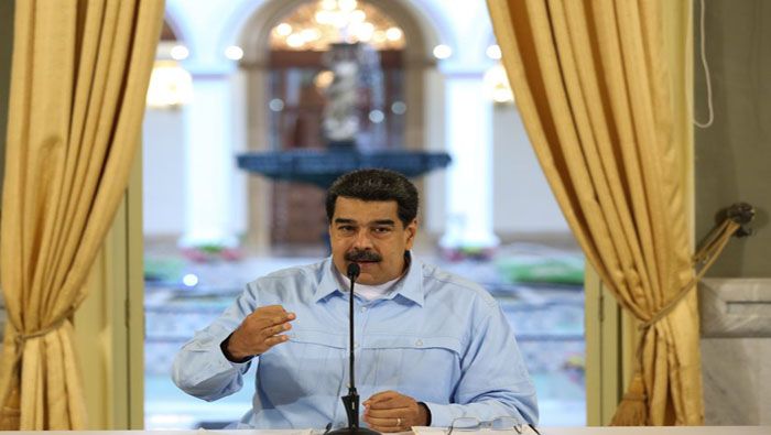 El jefe de Estado denunció que Venezuela es víctima de un bloqueo naval y comercial.