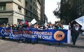 Los profesionales de la educación en Chile mantienen su protesta.