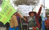 Los peruanos no aceptan la construcción de la mina de cobre Tía María