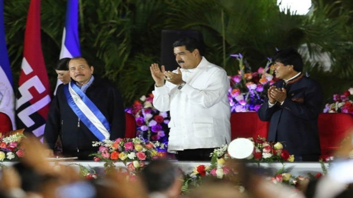 El presidente venezolano felicitó a los nicaragüenses por el 40 aniversario de la Revolución Sandinista.