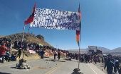 Los manifestantes se mantienen apostados en la entrada de Valle Tambo, Arequipa desde hace una semana.