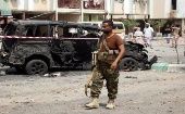 La vocería del Ejército yemení destacó que el ataque terrorista logró su objetivo con alta precisión.