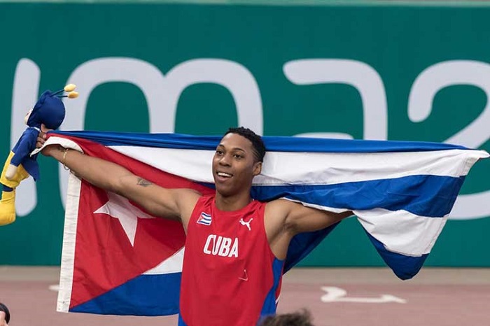 El cubano Juan Miguel Echevarría se corona como el rey del salto largo en Lima 2019.