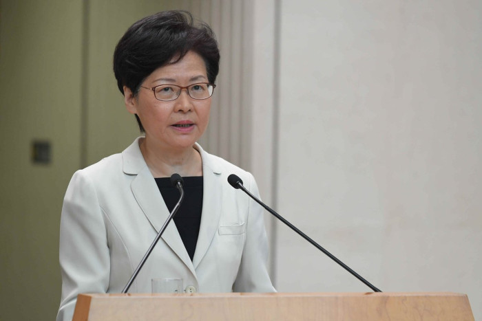 El Gobierno de Hong Kong no tolerara la violencia, afirmó la jefe ejecutiva Carrie Lam.