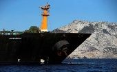 El petrolero iraní estuvo retenido por más de un mes en Gibraltar por orden del Gobierno británico.