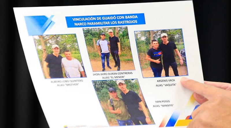 La evidencia fue revelada por el testimonio del paramilitar Iván Posso Pedrozo, alias Nandito, quien confirmó que la banda narcoparamilitar custodió a Guaidó hasta Colombia el pasado mes de febrero. 