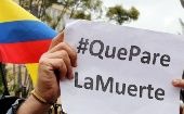 El secretario general del Partido Comunista Colombiano denunció la ausencia de garantías para los sectores de la oposición en Colombia. 